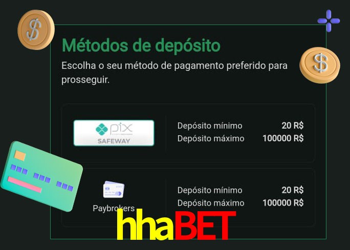 O cassino hhabet oferece uma grande variedade de métodos de pagamento